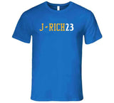 Jason Richardson J Rich 23 Golden State Basketball Fan Distressed T Shirt