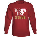 Steve Young Throw Like Steve San Francisco Football Fan Distressed T Shirt