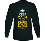 Khris Davis Keep Calm Oakland Baseball Fan T Shirt