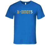 Baron Davis B Diddy 5 Golden State Basketball Fan Distressed T Shirt
