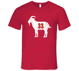 Roger Craig Goat 33 San Francisco Football Fan Distressed T Shirt