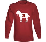 Deion Sanders Goat 21 San Francisco Football Fan T Shirt