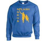 Curry Thompson Splash Bros Golden State Basketball Fan Distressed T Shirt