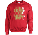 Offense Deebo George Tevin Raheem Jimmy San Francisco Football Fan T Shirt