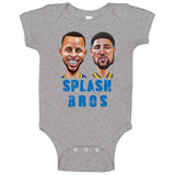 Curry Thompson Splash Bros Caricature Golden State Basketball Fan V2 T Shirt