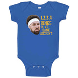 Klay Thompson 4 Rings In My Bank Golden State Basketball Fan T Shirt