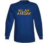 Klay Thompson Klay All Day Golden State Basketball Fan Distressed T Shirt