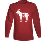 Roger Craig Goat 33 San Francisco Football Fan Distressed T Shirt