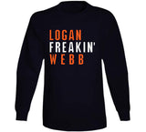 Logan Webb Freakin San Francisco Baseball Fan V2 T Shirt
