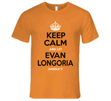 Evan Longoria Keep Calm San Francisco Baseball Fan T Shirt