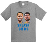 Curry Thompson Splash Bros Caricature Golden State Basketball Fan V2 T Shirt