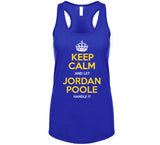 Jordan Poole Keep Calm Golden State Basketball Fan T Shirt