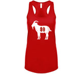 Jerry Rice Goat 80 San Francisco Football Fan Distressed T Shirt