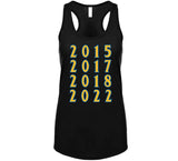 Dynasty 4 Championship Years Golden State Basketball Fan V3 T Shirt