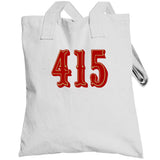 Area Code 415 San Francisco Football Fan V3 T Shirt