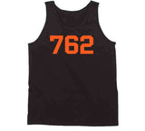 Barry Bonds 762 Home Run Record San Francisco Baseball Fan T Shirt