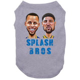 Curry Thompson Splash Bros Caricature Golden State Basketball Fan V2 T Shirt