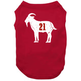 Deion Sanders Goat 21 San Francisco Football Fan Distressed T Shirt
