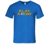 Klay Thompson Klay All Day Golden State Basketball Fan Distressed T Shirt