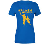 Curry Thompson Splash Brothers Golden State Basketball Fan Distressed T Shirt