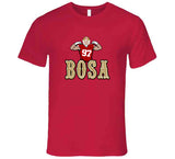 Nick Bosa Flexing Beast San Francisco Football Fan T Shirt