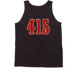 Area Code 415 San Francisco Football Fan V2 T Shirt