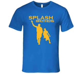 Curry Thompson Splash Brothers Golden State Basketball Fan T Shirt