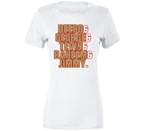 Offense Deebo George Tevin Raheem Jimmy San Francisco Football Fan V2 T Shirt