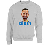 Stephen Curry Caricature Golden State Basketball Fan V2 T Shirt