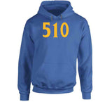 Area Code 510 Golden State Basketball Fan T Shirt