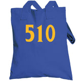 Area Code 510 Golden State Basketball Fan T Shirt