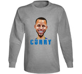 Stephen Curry Caricature Golden State Basketball Fan V2 T Shirt