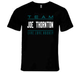 Joe Thornton Team Live Love Hockey San Jose Hockey Fan T Shirt