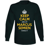Marcus Semien Keep Calm Oakland Baseball Fan T Shirt