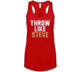 Steve Young Throw Like Steve San Francisco Football Fan Distressed T Shirt