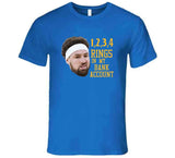 Klay Thompson 4 Rings In My Bank Golden State Basketball Fan T Shirt