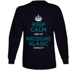 Marc Edouard Vlasic Keep Calm San Jose Hockey Fan T Shirt