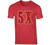 5 Championships 5x San Francisco Football Fan V2 T Shirt