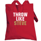 Steve Young Throw Like Steve San Francisco Football Fan Distressed T Shirt