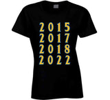 Dynasty 4 Championship Years Golden State Basketball Fan V3 T Shirt