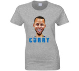 Stephen Curry Caricature Golden State Basketball Fan V2 T Shirt