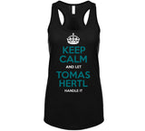 Tomas Hertl Keep Calm San Jose Hockey Fan T Shirt