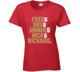 Defense Fred Dre Jimmie Nick Richard San Francisco Football Fan T Shirt