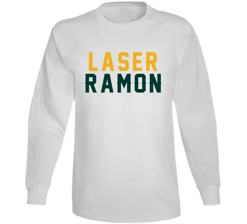 Baseball Ramon Laureano Oakland Athletics Laser Ramon Youth Long Sleeve T- Shirt